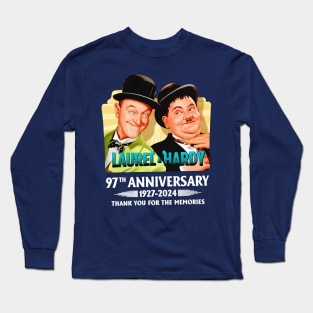 Laurel and Hardy 97th Anniversary Long Sleeve T-Shirt